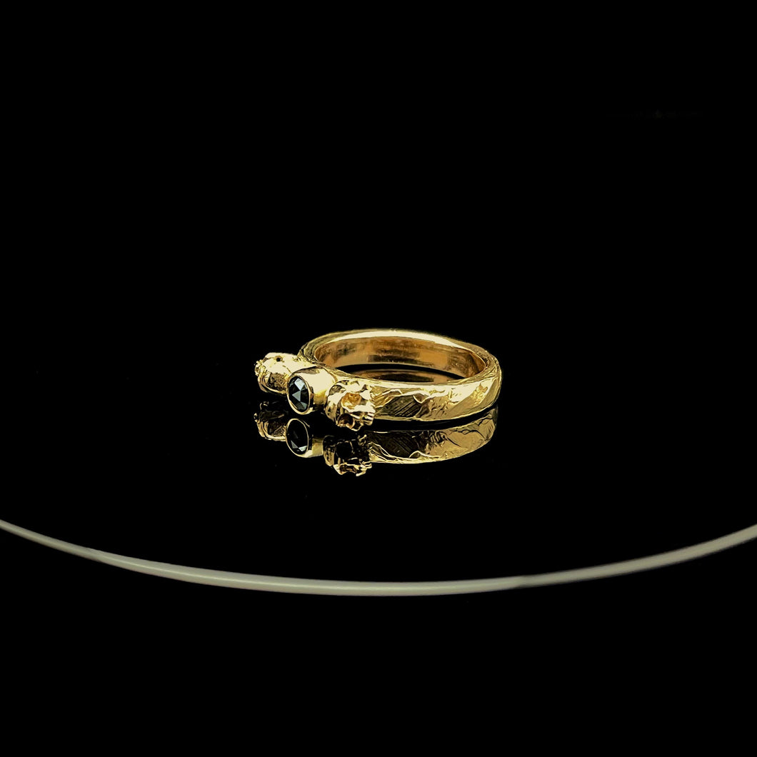 Gold Janus Ring
