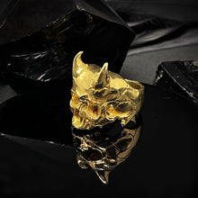 Load image into Gallery viewer, Solid Gold Azazel Ring