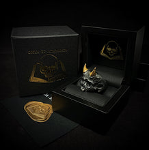 Load image into Gallery viewer, Golden Horns Azazel Ring