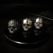 Load image into Gallery viewer, Sterling Silver Skull Ring | 925 Silver Skull Ring | OSSUA et ACROMATA