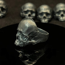 Load image into Gallery viewer, Sterling Silver Skull Ring | 925 Silver Skull Ring | OSSUA et ACROMATA