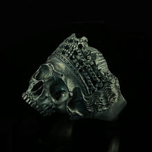 Load image into Gallery viewer, Alexander McQueen Skull Ring | Silver Skeleton Ring | OSSUA et ACROMATA