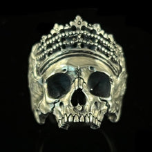 Load image into Gallery viewer, Alexander McQueen Skull Ring | Silver Skeleton Ring | OSSUA et ACROMATA