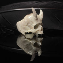 Load image into Gallery viewer, White Skull Ring | Ossua et Acromata Rings | OSSUA et ACROMATA