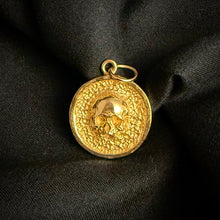 Load image into Gallery viewer, Gold Memento Mori Pendant