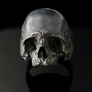 Half Skull Ring | 925 Silver Decay Ring  | OSSUA et ACROMATA