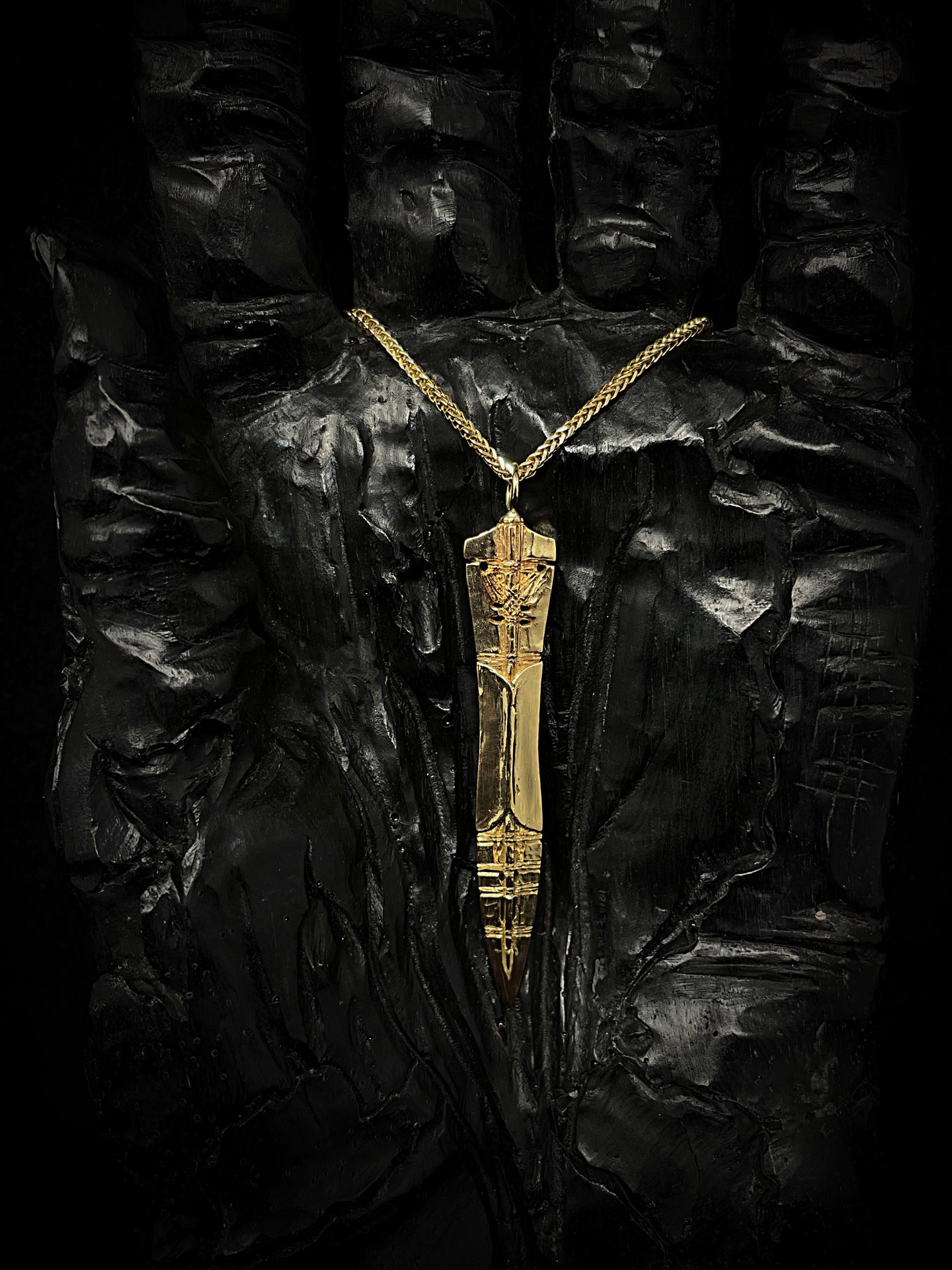 Spear of Destiny Gold Amulet
