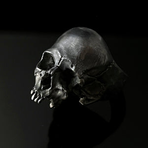Half Skull Ring | 925 Silver Decay Ring  | OSSUA et ACROMATA