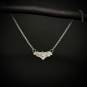 925 Bat Necklace