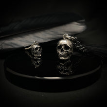Load image into Gallery viewer, 925 Full Skull Necklace