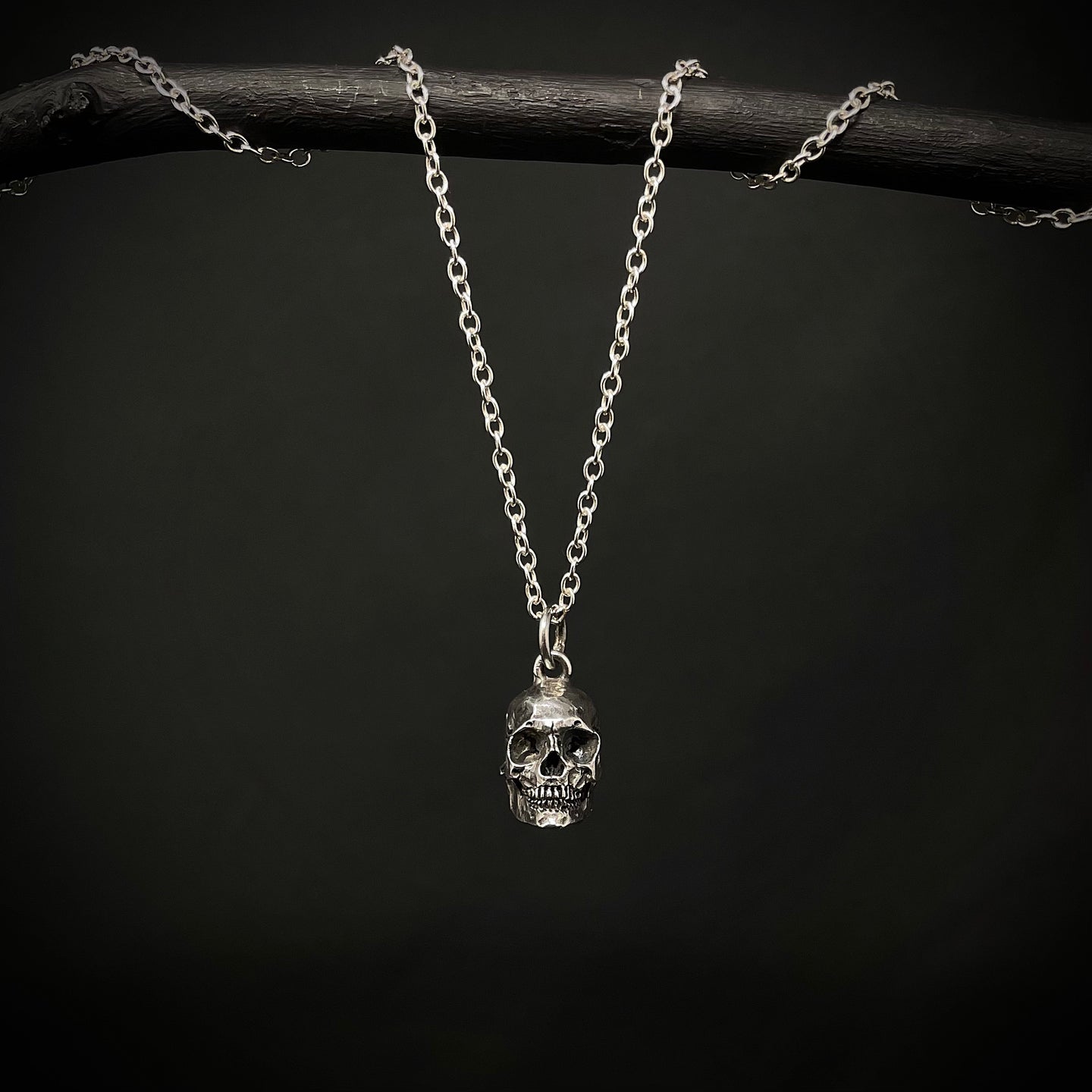 925 Full Skull Necklace