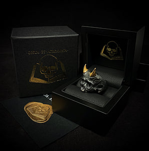 Golden Horns Azazel Ring