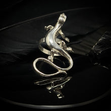 Load image into Gallery viewer, Lizard King Ring 925 Silver