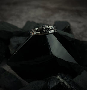 925 Skull Stacker Ring RTST