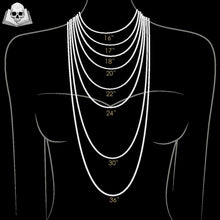 Load image into Gallery viewer, Silver Belcher Chain | 2mm Belcher Chain | OSSUA et ACROMATA