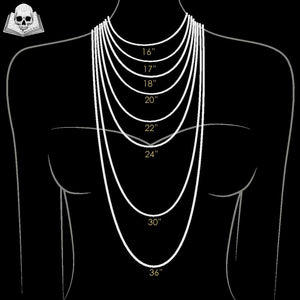 3mm Belcher Chain | Mens Silver Belcher Necklace | OSSUA et ACROMATA