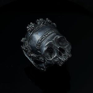 Mens Silver Skull Rings | 925 St. Valentines Ring | OSSUA et ACROMATA