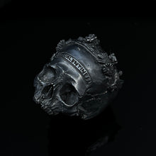 Load image into Gallery viewer, Mens Silver Skull Rings | 925 St. Valentines Ring | OSSUA et ACROMATA