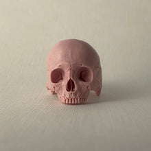 Load image into Gallery viewer, ossua-et-acroamata-jewelery-gothic-goth-memento-mori-barbie-movie-pink-marble-skull-ring