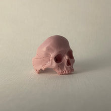 Load image into Gallery viewer, ossua-et-acroamata-jewelery-gothic-goth-memento-mori-barbie-movie-pink-marble-skull-ring