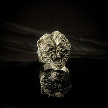 Load image into Gallery viewer,  Memento Mori Ring | Sterling Silver Clicker Ring | OSSUA et ACROMATA