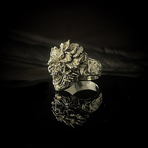  Memento Mori Ring | Sterling Silver Clicker Ring | OSSUA et ACROMATA