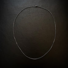 Load image into Gallery viewer, 3mm Belcher Chain | Mens Silver Belcher Necklace | OSSUA et ACROMATA