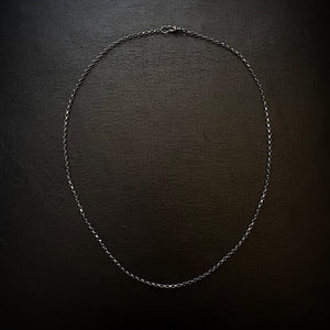 3mm Belcher Chain | Mens Silver Belcher Necklace | OSSUA et ACROMATA