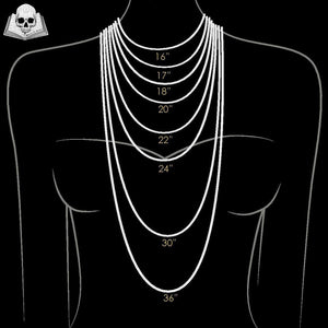 Necklace size guide