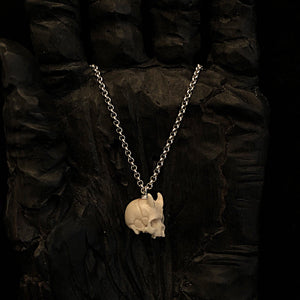 Demon Skull Necklace | Azazel Skull Necklace | OSSUA et ACROMATA