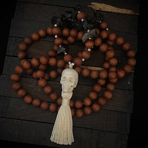 ossua-et-acroamata-jewelery-gothic-goth-devil-demon-memento-mori-sterling-silver-bone-hand-craved-gemstones-beads-antler-deerantler-The-Rough-with-the-Smooth-Mala