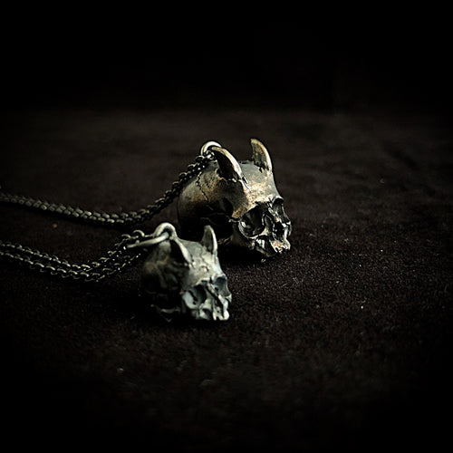 Men's Skull Necklace | Azazel Pendant  | OSSUA et ACROMATA