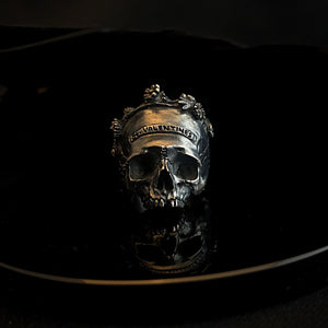 Mens Silver Skull Rings | 925 St. Valentines Ring | OSSUA et ACROMATA