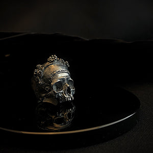 Mens Silver Skull Rings | 925 St. Valentines Ring | OSSUA et ACROMATA