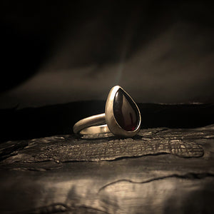 Blood Drop Ring | Women's Unique Rings | OSSUA et ACROMATA