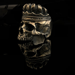King Skull Ring | Black Skull Ring | OSSUA et ACROMATA