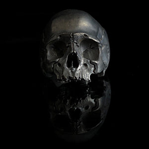 Half Skull Ring | 925 Silver Decay Ring  | OSSUA et ACROMATA