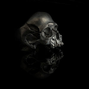 Half Skull Ring | 925 Silver Decay Ring  | OSSUA et ACROMATA