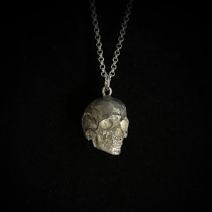 Black Skull Necklace | Skull Head Pendant | OSSUA et ACROMATA