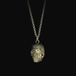 Black Skull Necklace | Skull Head Pendant | OSSUA et ACROMATA