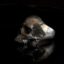 Load image into Gallery viewer, Sterling Silver Skull Ring | 925 Silver Skull Ring | OSSUA et ACROMATA