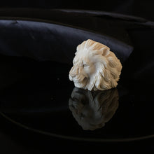 Load image into Gallery viewer, ossua-et-acroamata-jewelery-gothic-goth-gothic-spirit-spiritual-myth-mythical-memento-mori-antler-deerantler-animal-anima-Lion-Ring