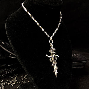 Athena Pendant Necklace | Dagger Necklace | OSSUA et ACROMATA