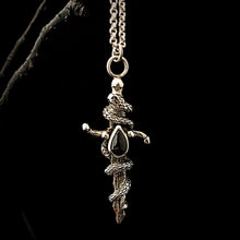 Load image into Gallery viewer, Athena Pendant Necklace | Dagger Necklace | OSSUA et ACROMATA