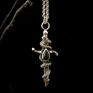 Athena Pendant Necklace | Dagger Necklace | OSSUA et ACROMATA