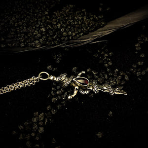 Athena Pendant Necklace | Dagger Necklace | OSSUA et ACROMATA