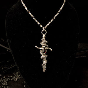 Athena Pendant Necklace | Dagger Necklace | OSSUA et ACROMATA