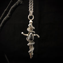 Load image into Gallery viewer, Athena Pendant Necklace | Dagger Necklace | OSSUA et ACROMATA