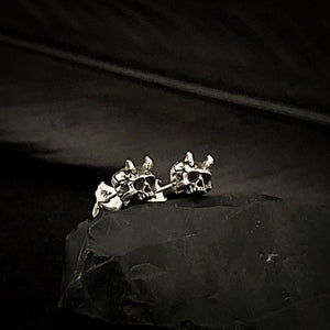 ossua-et-acroamata-jewelery-gothic-goth-memento-mori-sterling-silver-925-Azazel-stud-earrings