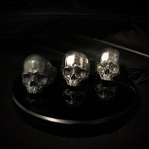 Sterling Silver Skull Ring | 925 Silver Skull Ring | OSSUA et ACROMATA